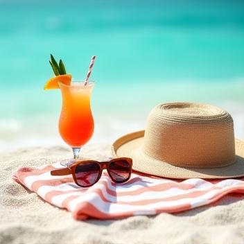 涼やかな朝顔と水色の花器の夏のアレンジメント